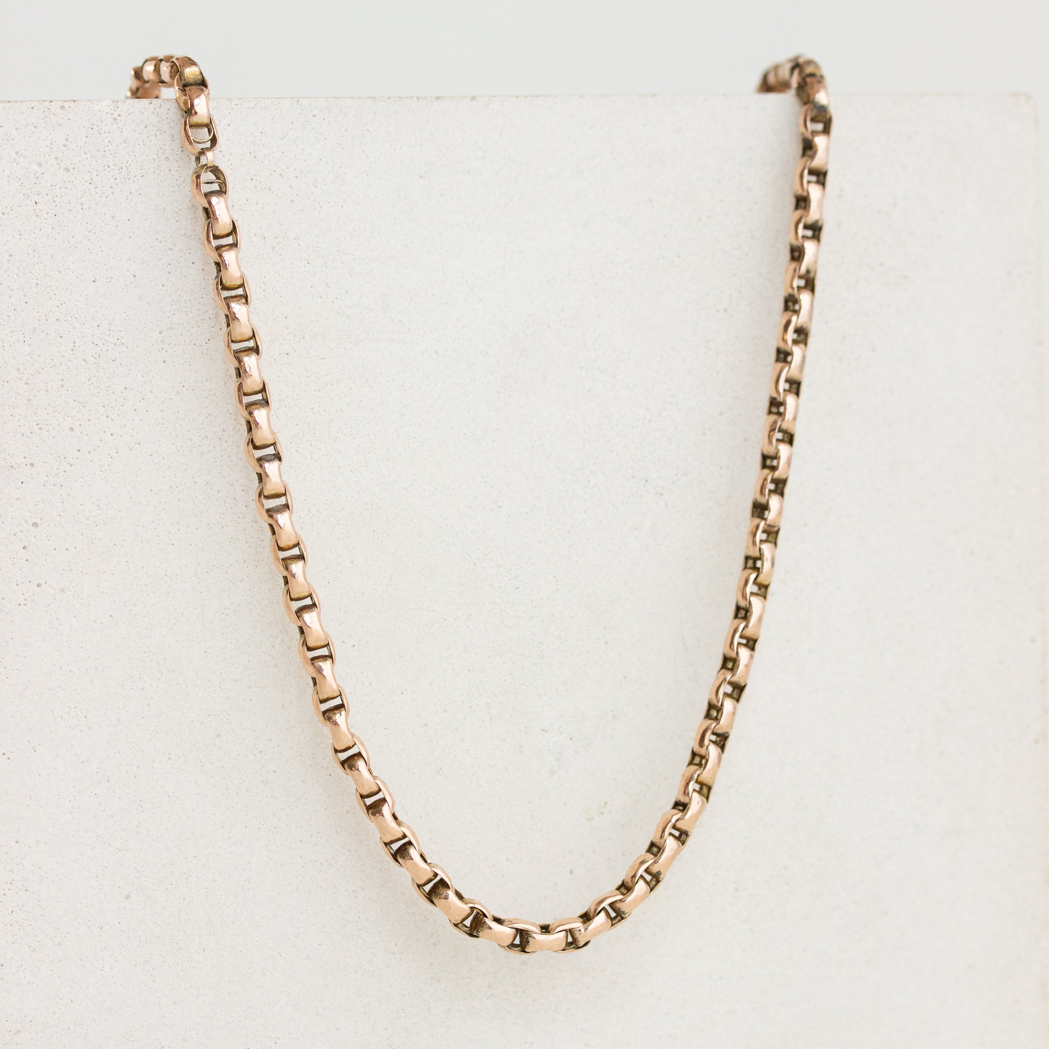 14k Yellow Gold Rolo Chain  Curated Fine Vintage Jewellery – Evorden