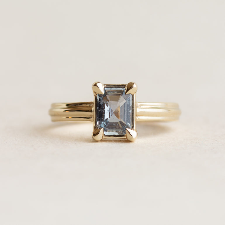 Art Deco Radiant-cut Engagement Ring