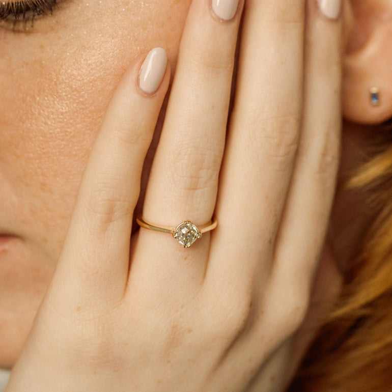 Round Solitaire Engagement Ring