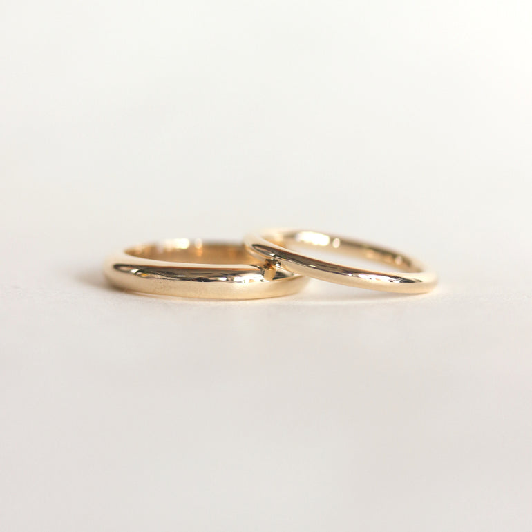 full round wedding band