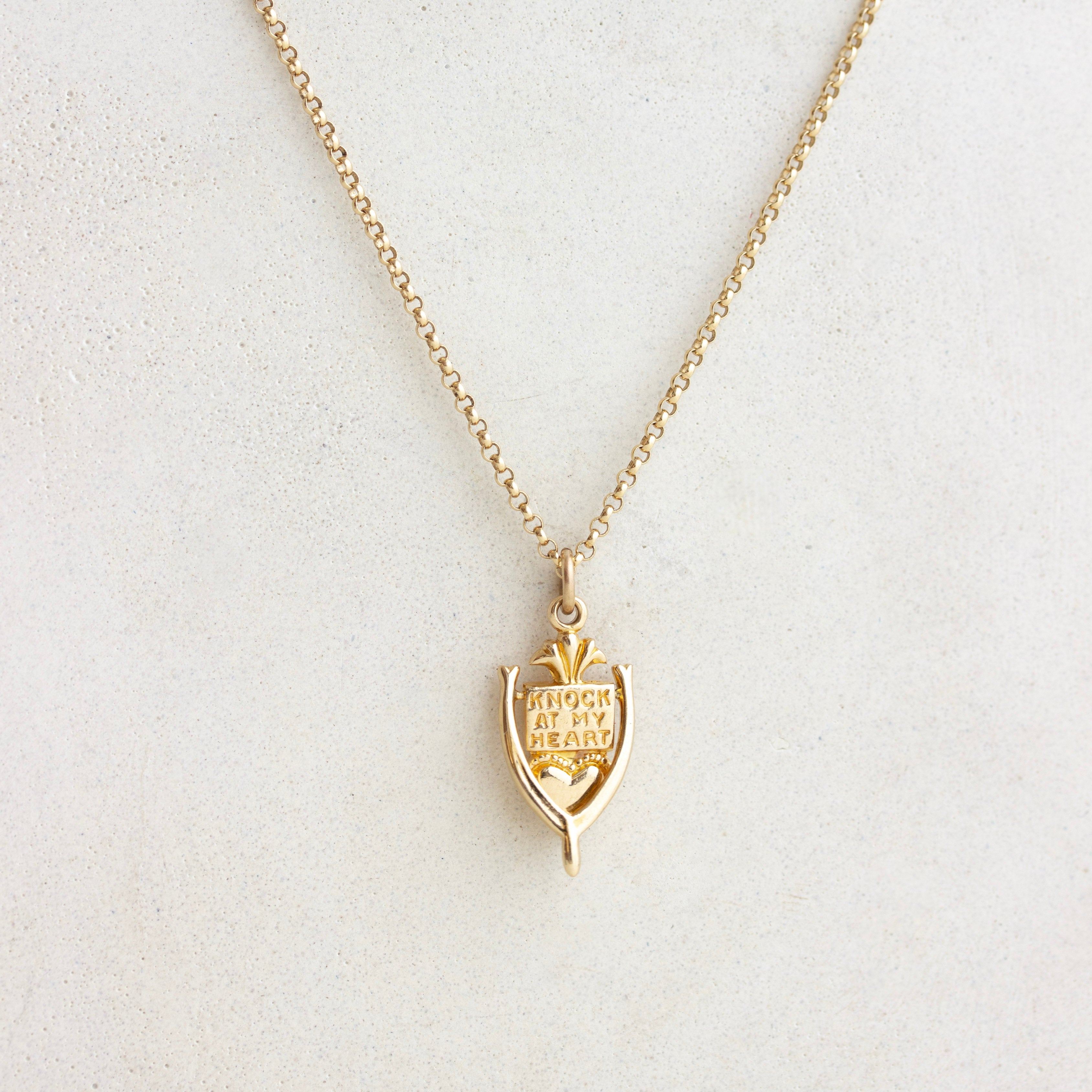 Supreme Gold Pendant Supreme Heart Chain Supreme Heart Necklace