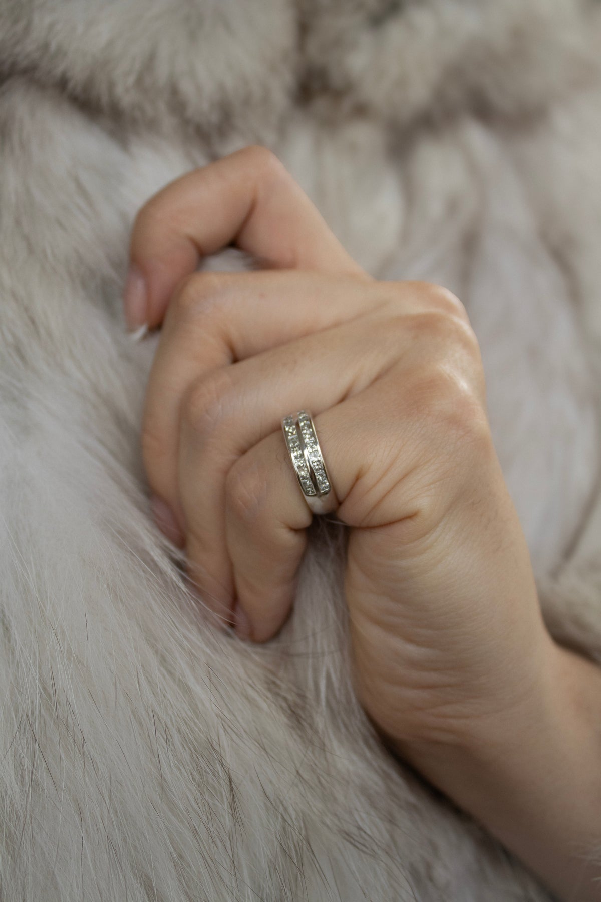 vintage diamond band