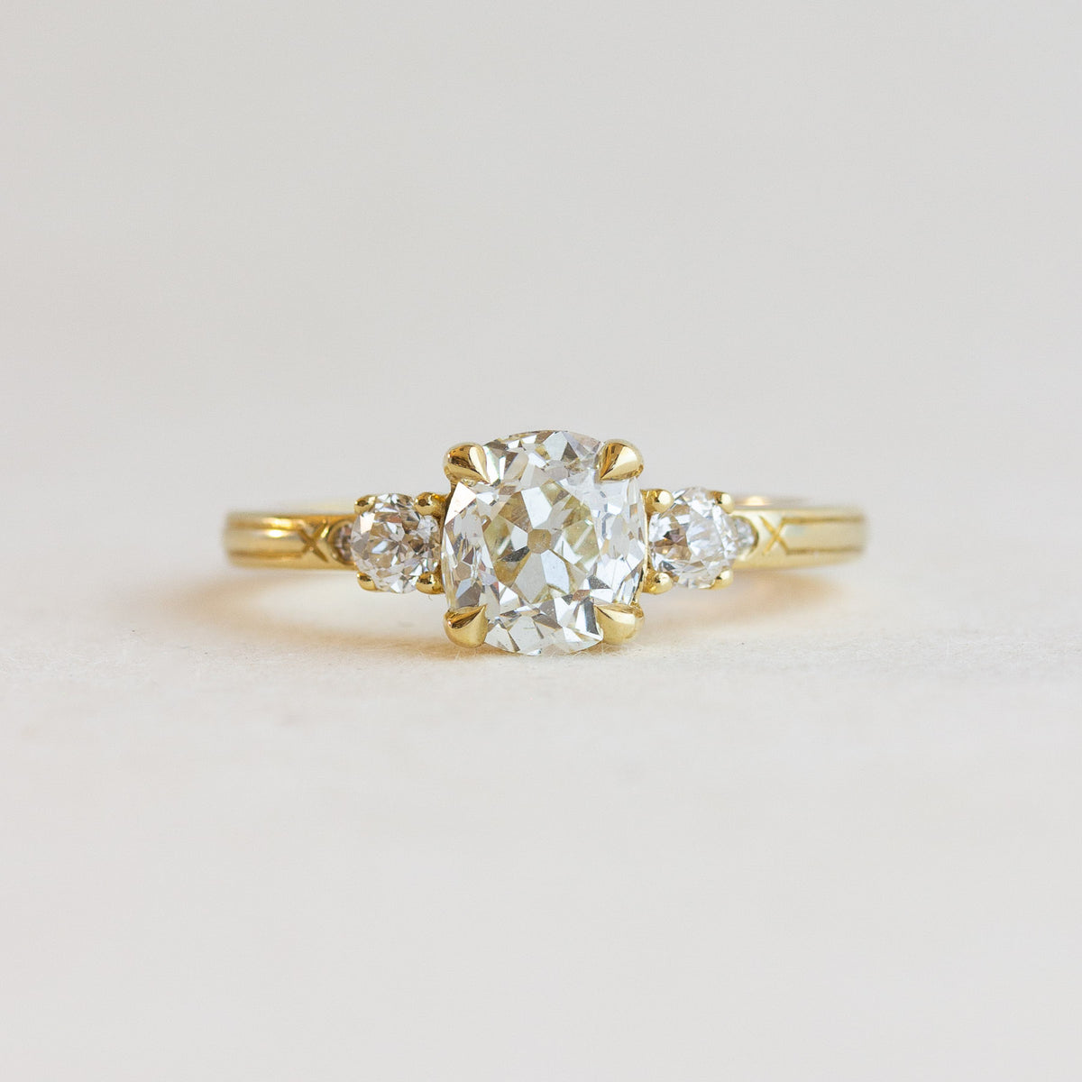 Five stone Diamond Engagement Ring