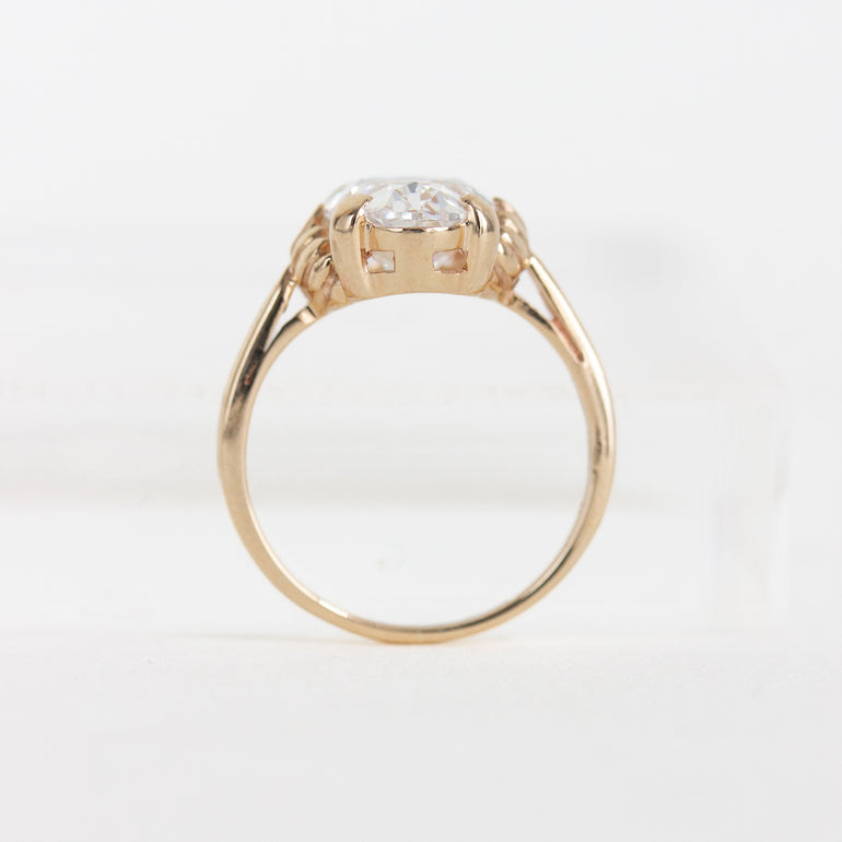 Old European Cut Laboratory-grown Diamond Vintage Ring