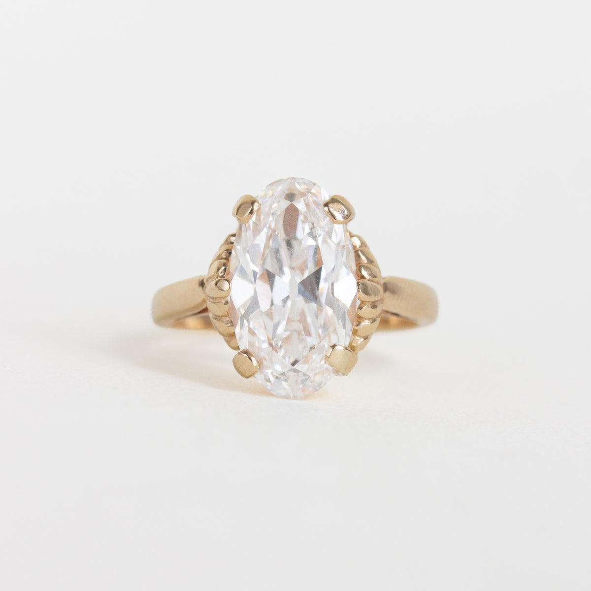Old European Cut Laboratory-grown Diamond Vintage Ring
