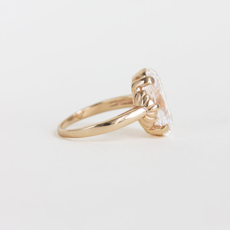 Old European Cut Laboratory-grown Diamond Vintage Ring