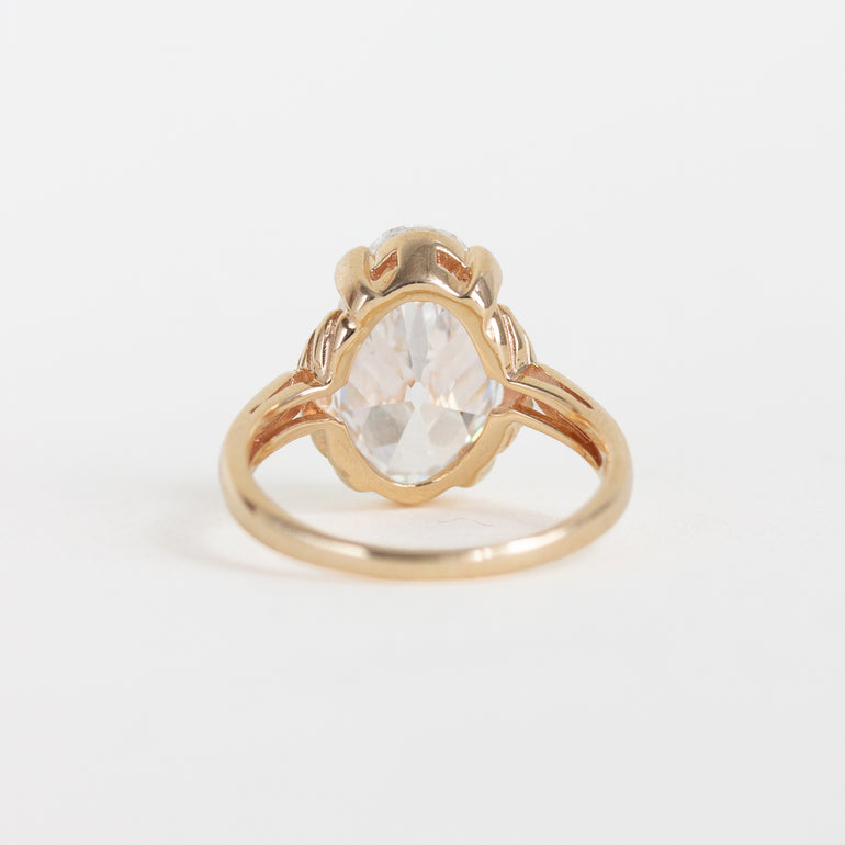 Old European Cut Laboratory-grown Diamond Vintage Ring