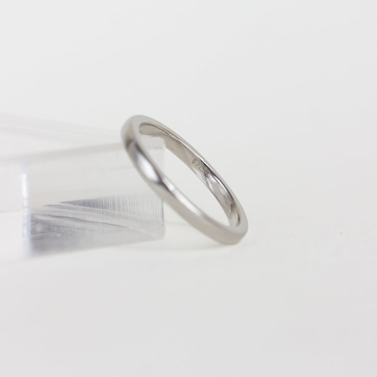 flat edge platinum vintage band
