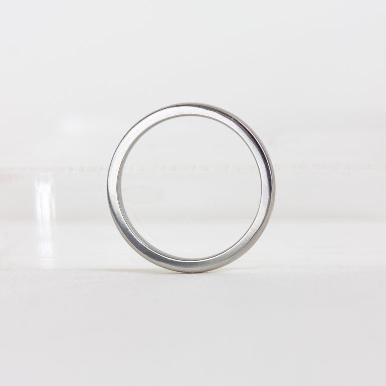 flat edge platinum vintage band