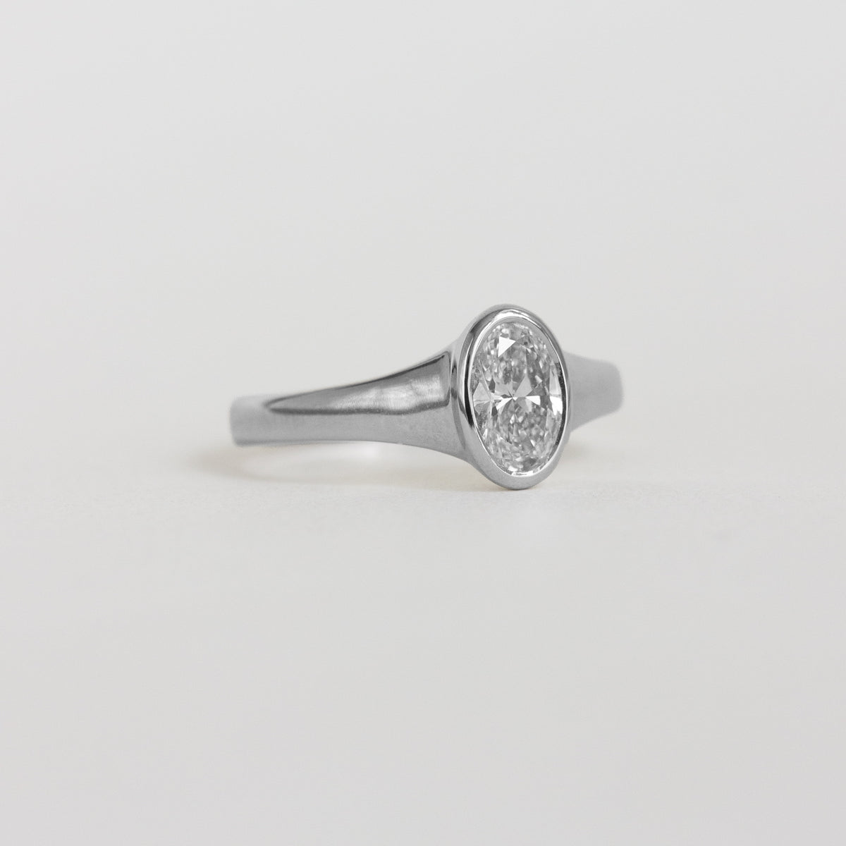 Oval Bezel Signet Ring