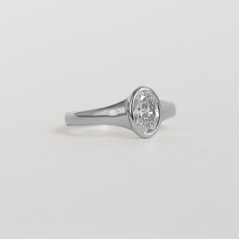 Oval Bezel Signet Ring