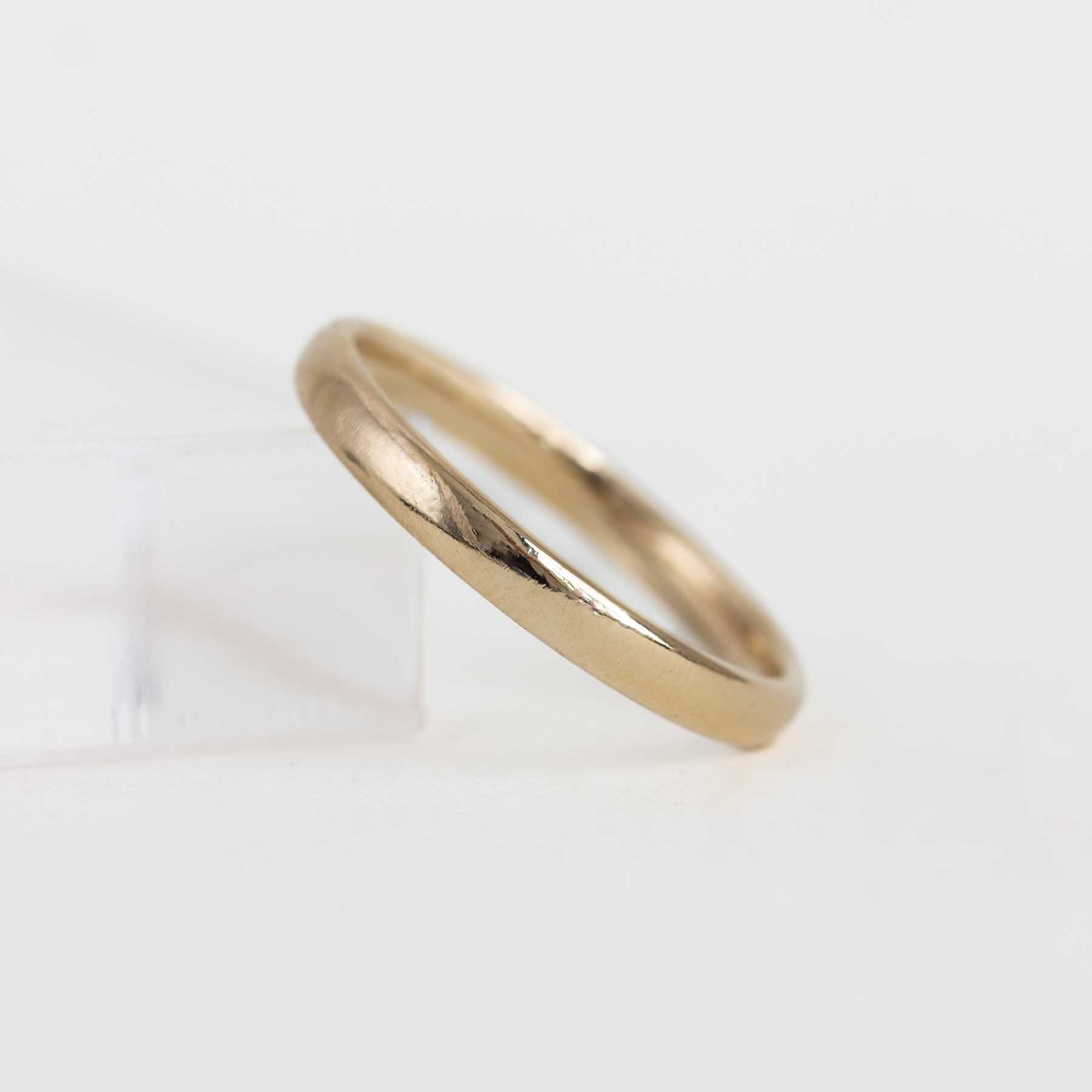 Classic Yellow Gold Wedding Band