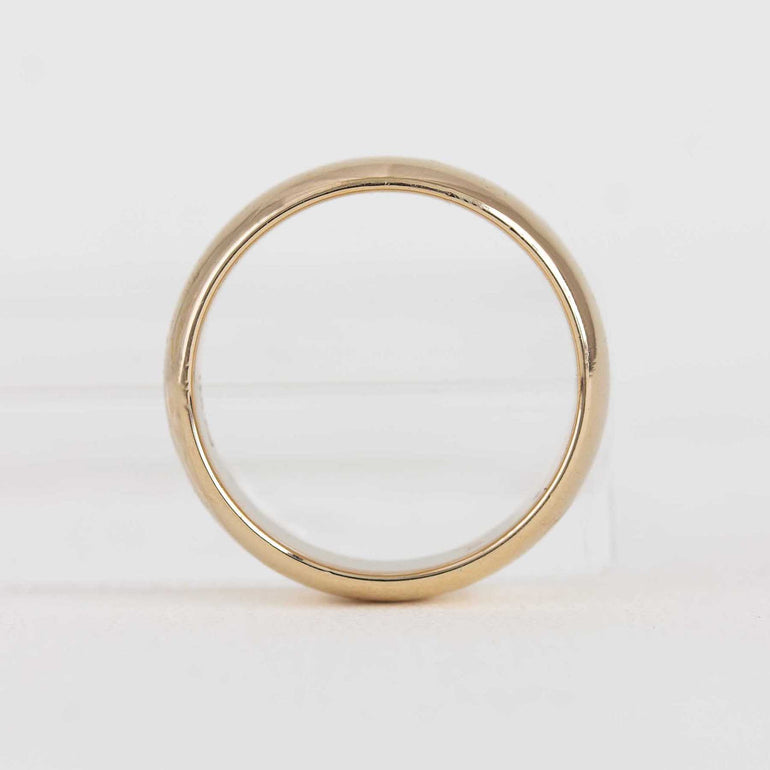 Classic Yellow Gold Wedding Band