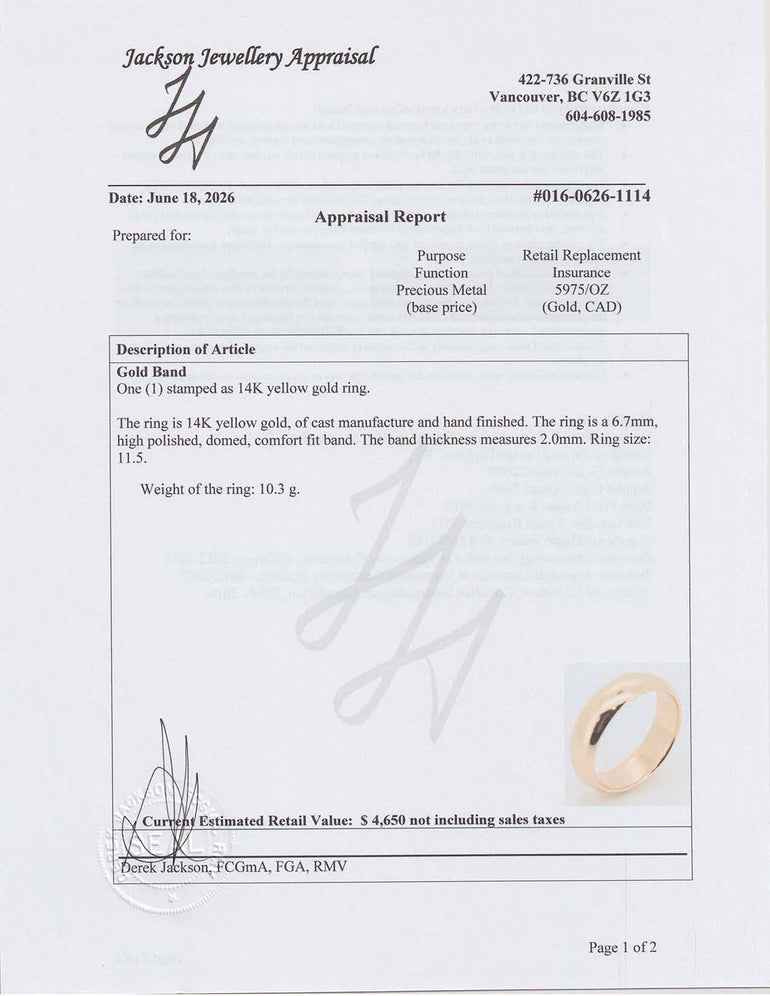 Harrolds vintage band appraisal