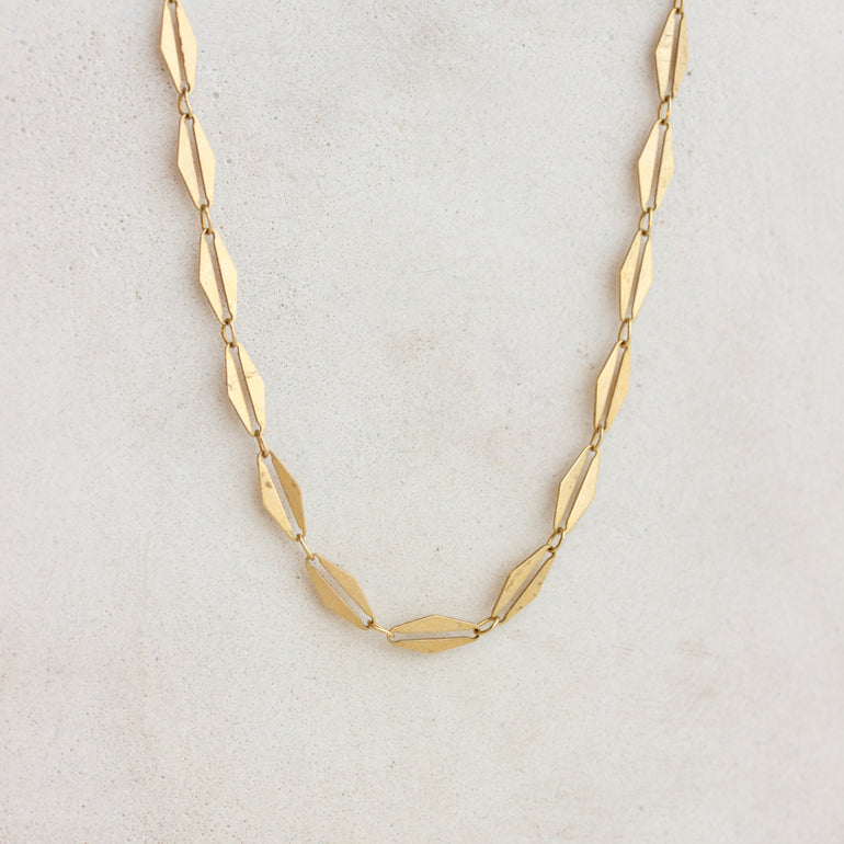 Antique Fancy Link Chain 14K (22")