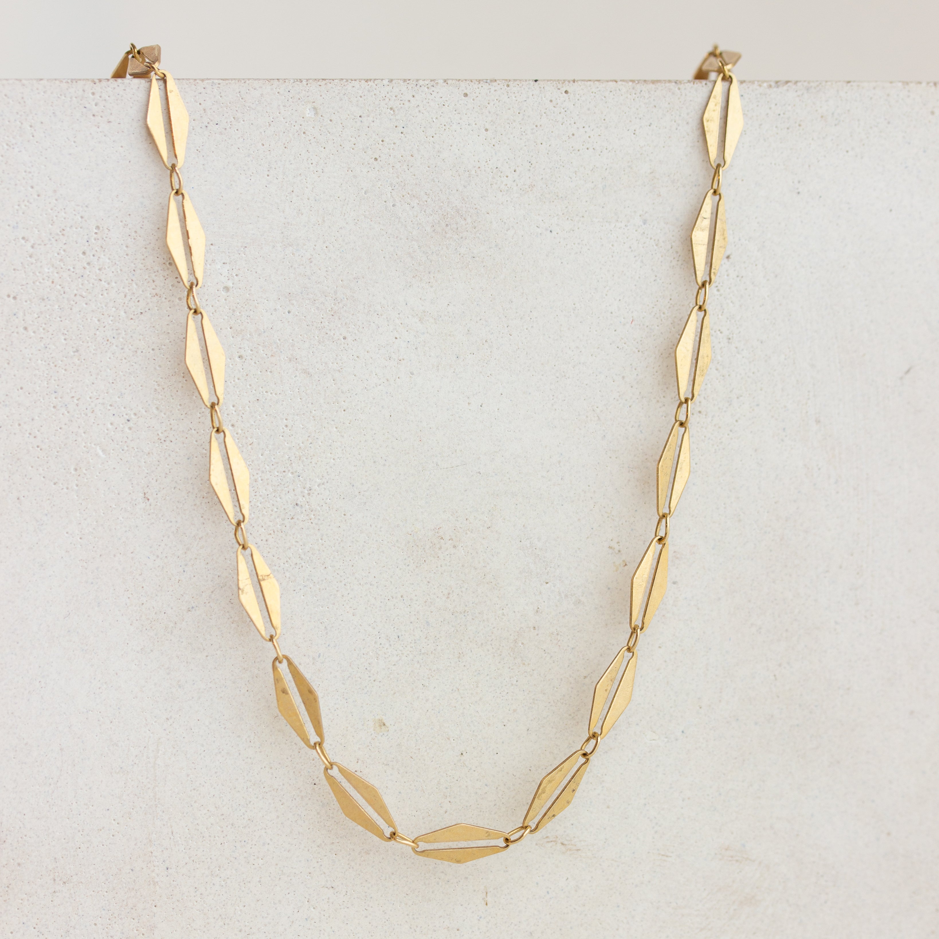 Antique Fancy Link Chain 14K (22")