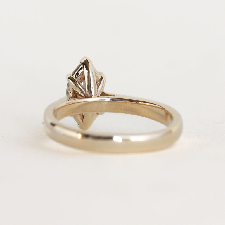 Marquise Champagne Diamond Engagement Ring
