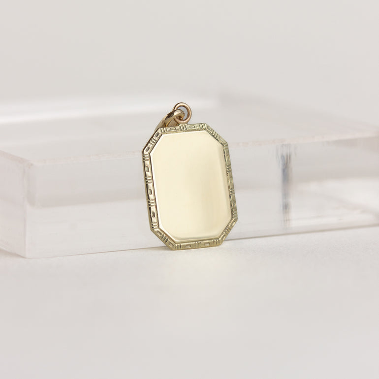 Talisman 'Book Cover' Pendant 10K