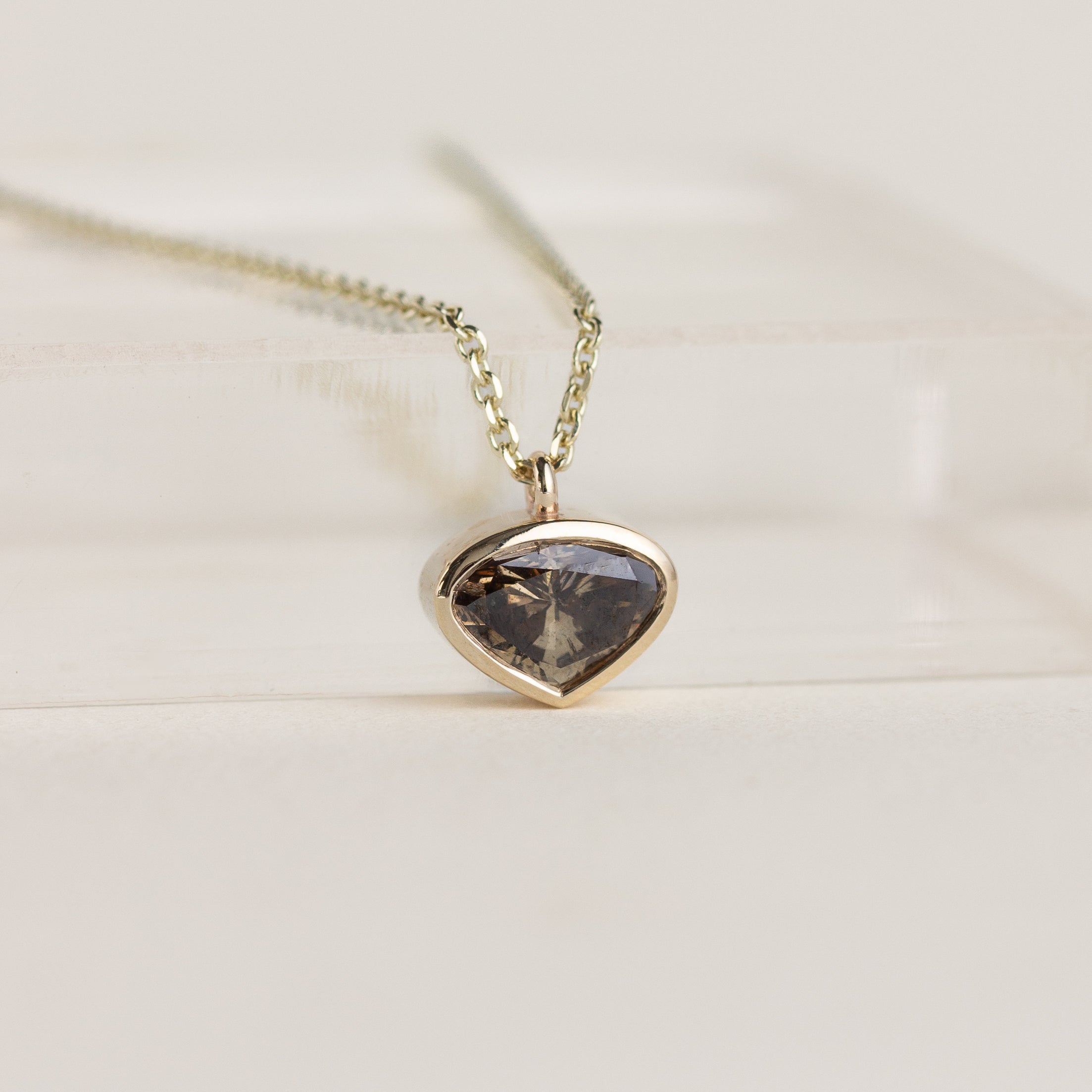 Champagne Diamond Necklace