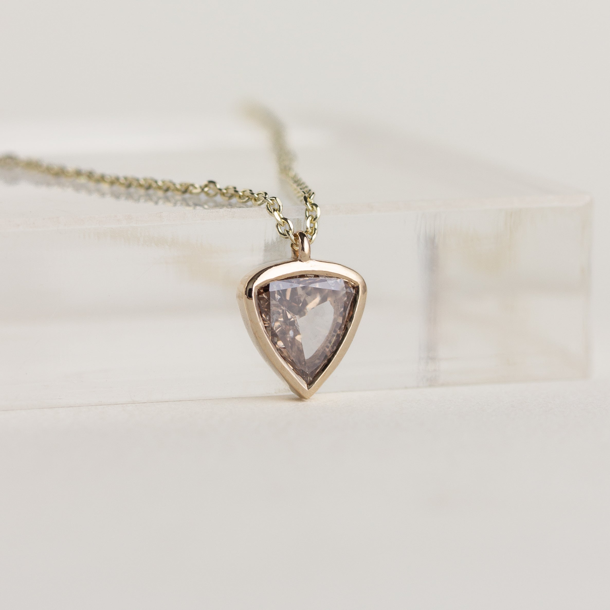 Champagne Diamond Necklace