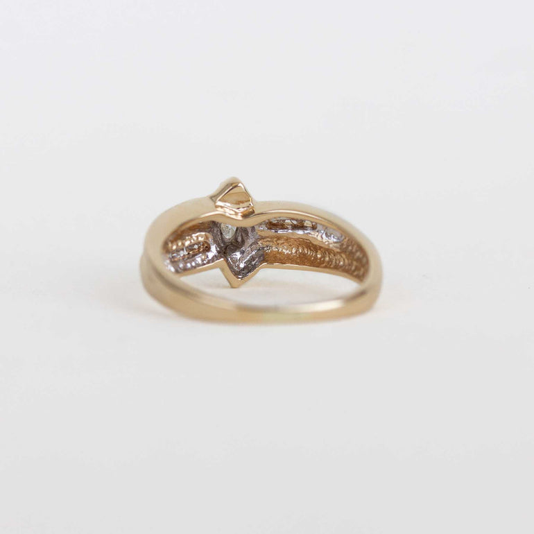 Vintage Gold and Diamond Ring