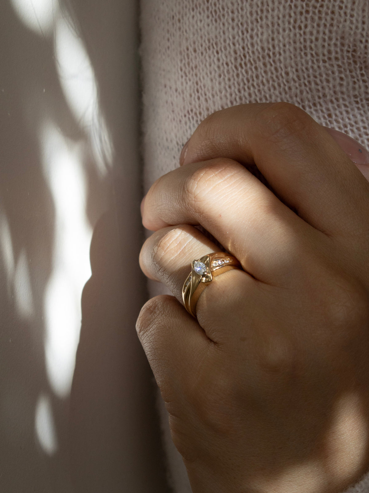 diamond marquise vintage ring