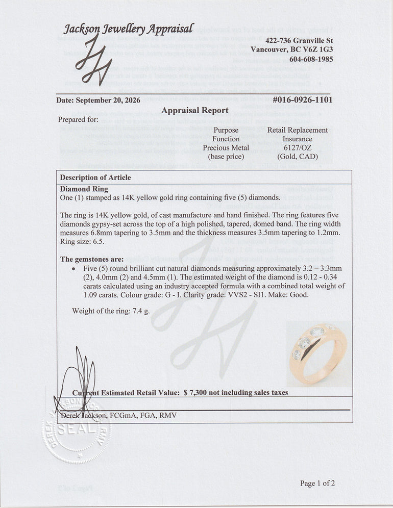 Simone Ring Appraisal