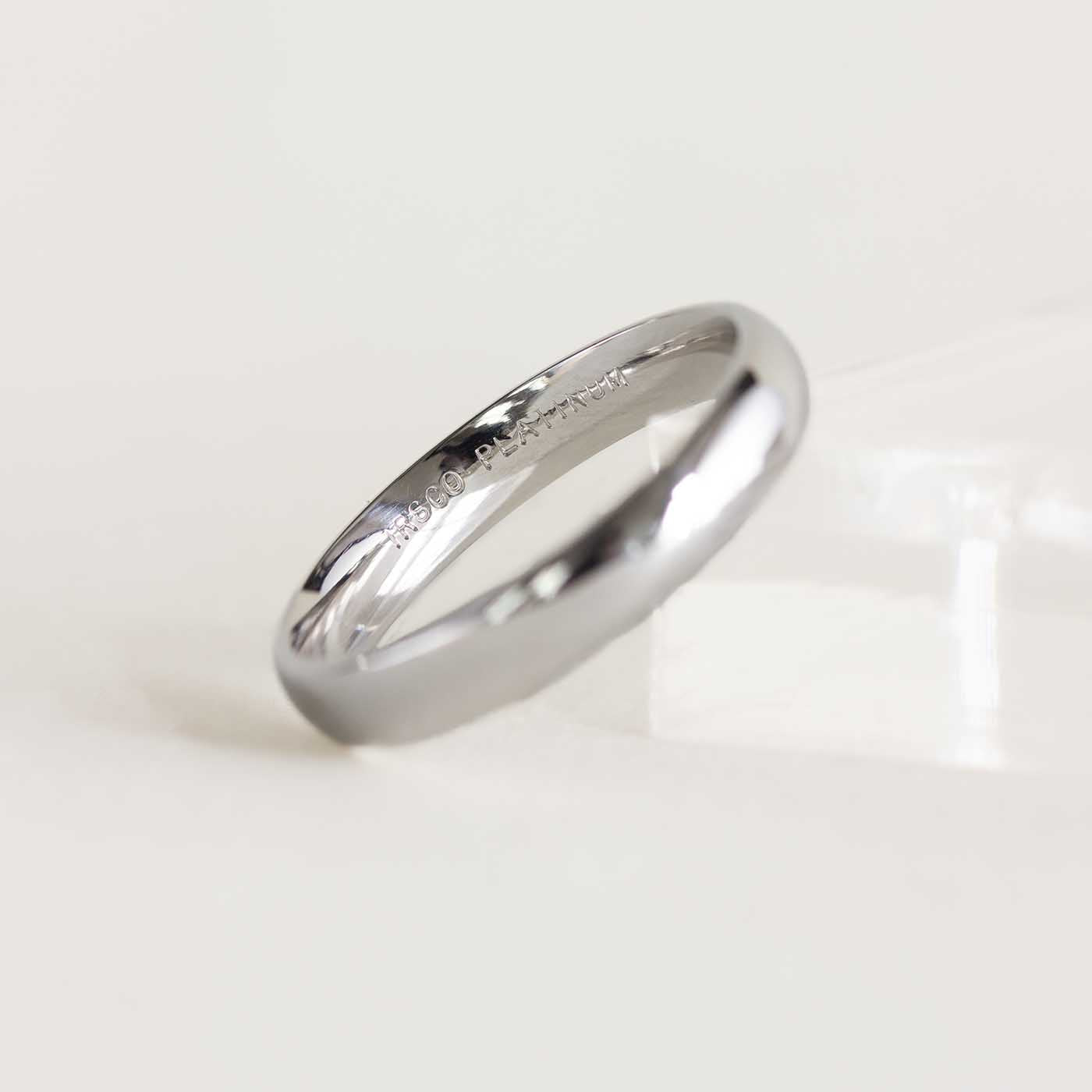 Platinum Vintage Wedding Band