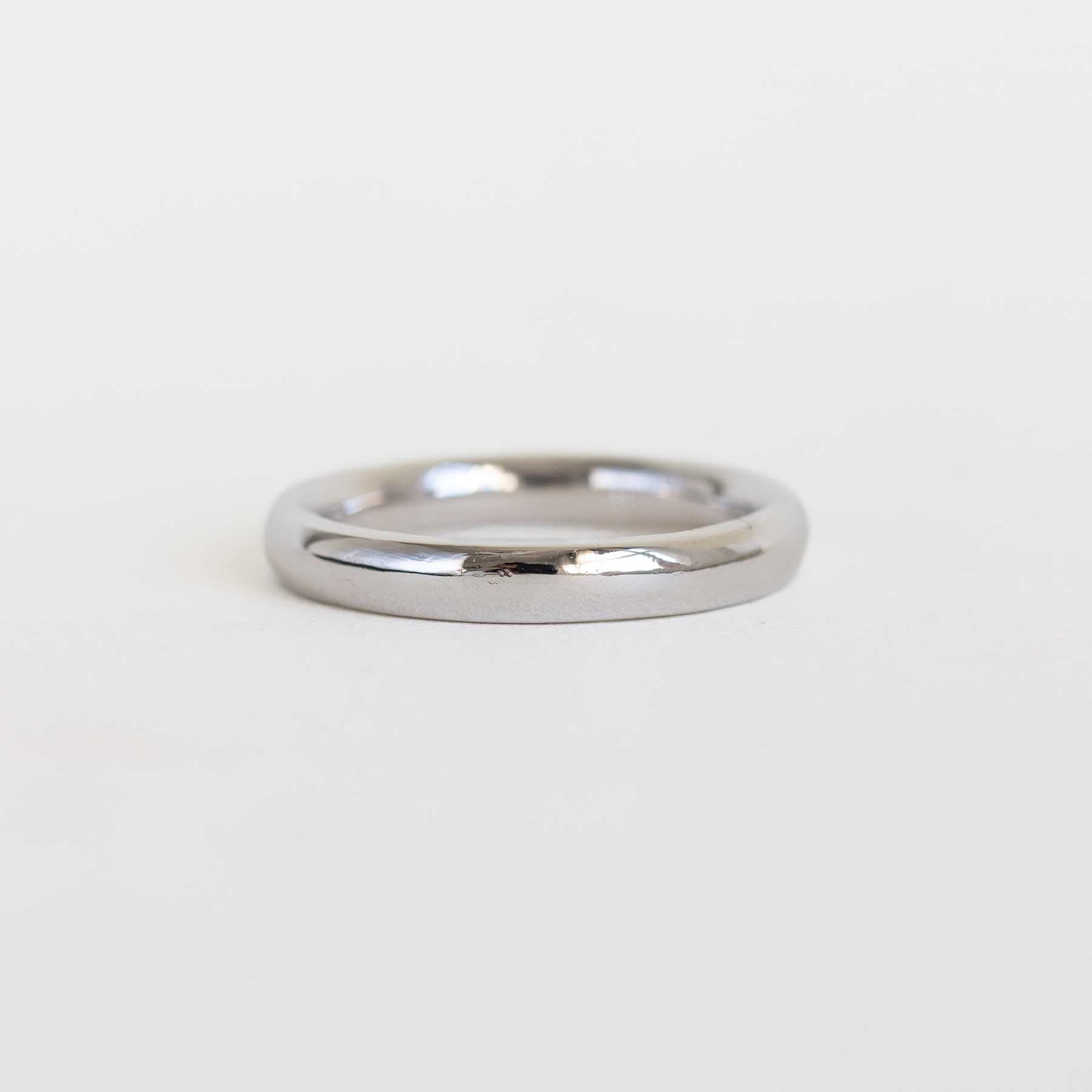 White Gold Wedding Band