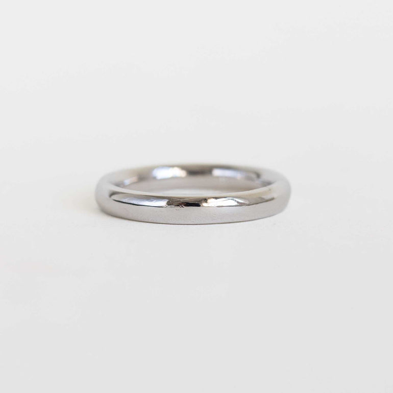 White Gold Wedding Band