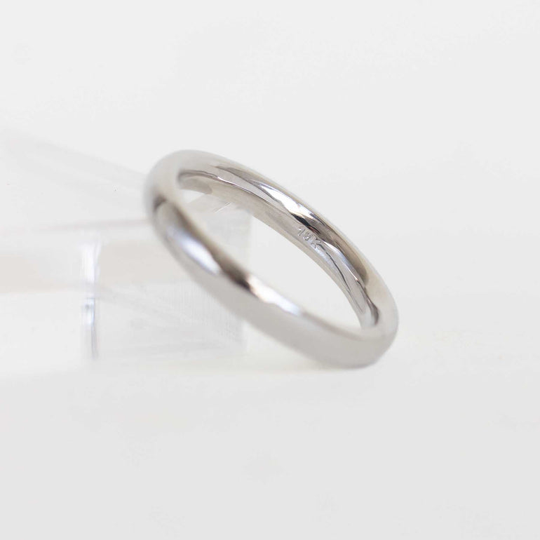 White Gold Wedding Band