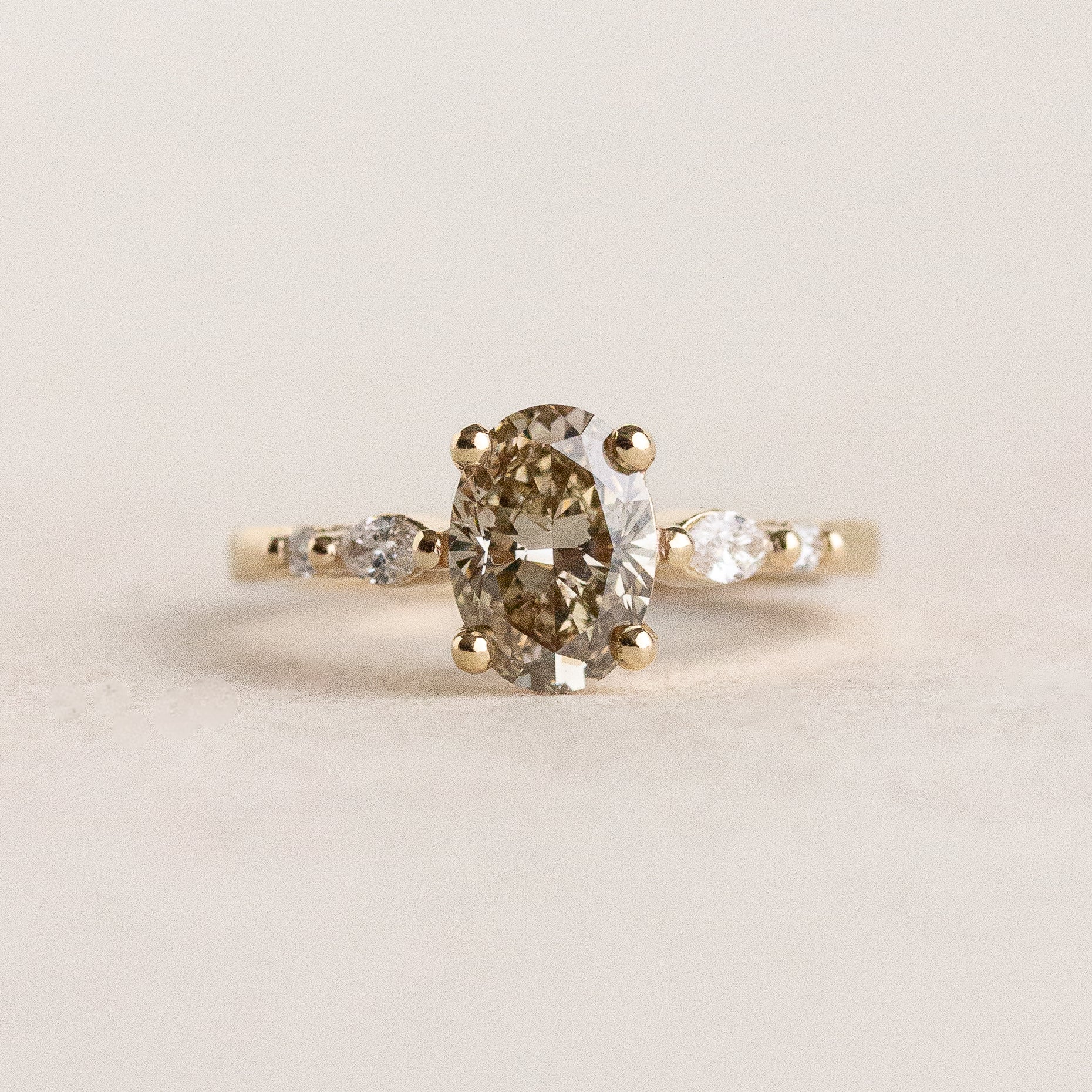 Dainty 5-Stone Diamond Engagement Ring