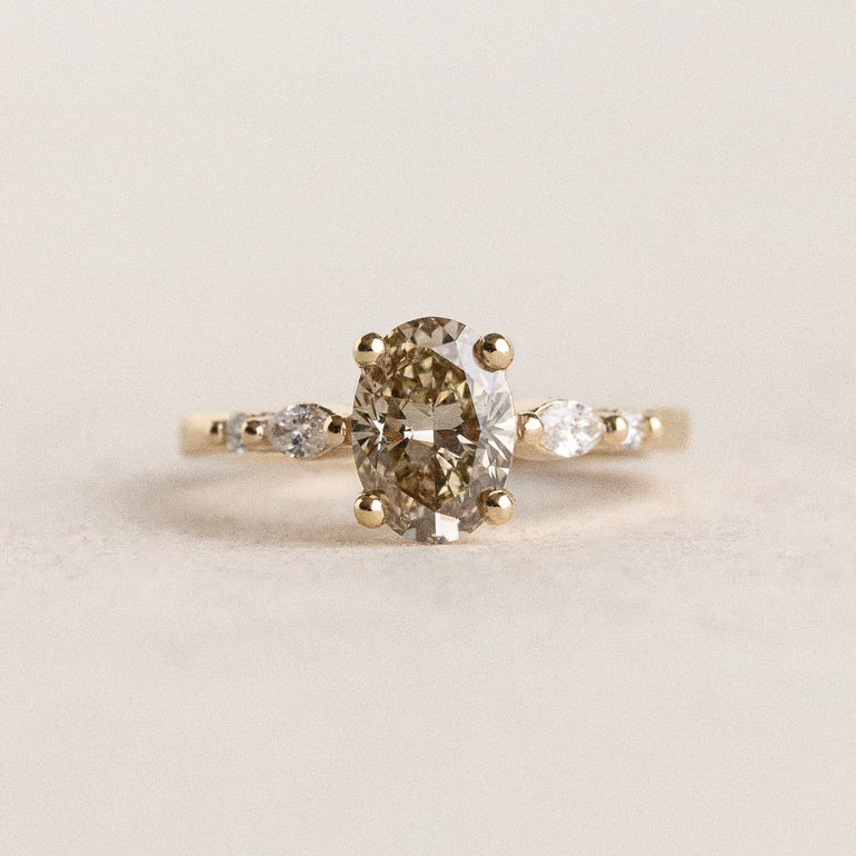 Dainty 5-Stone Diamond Engagement Ring