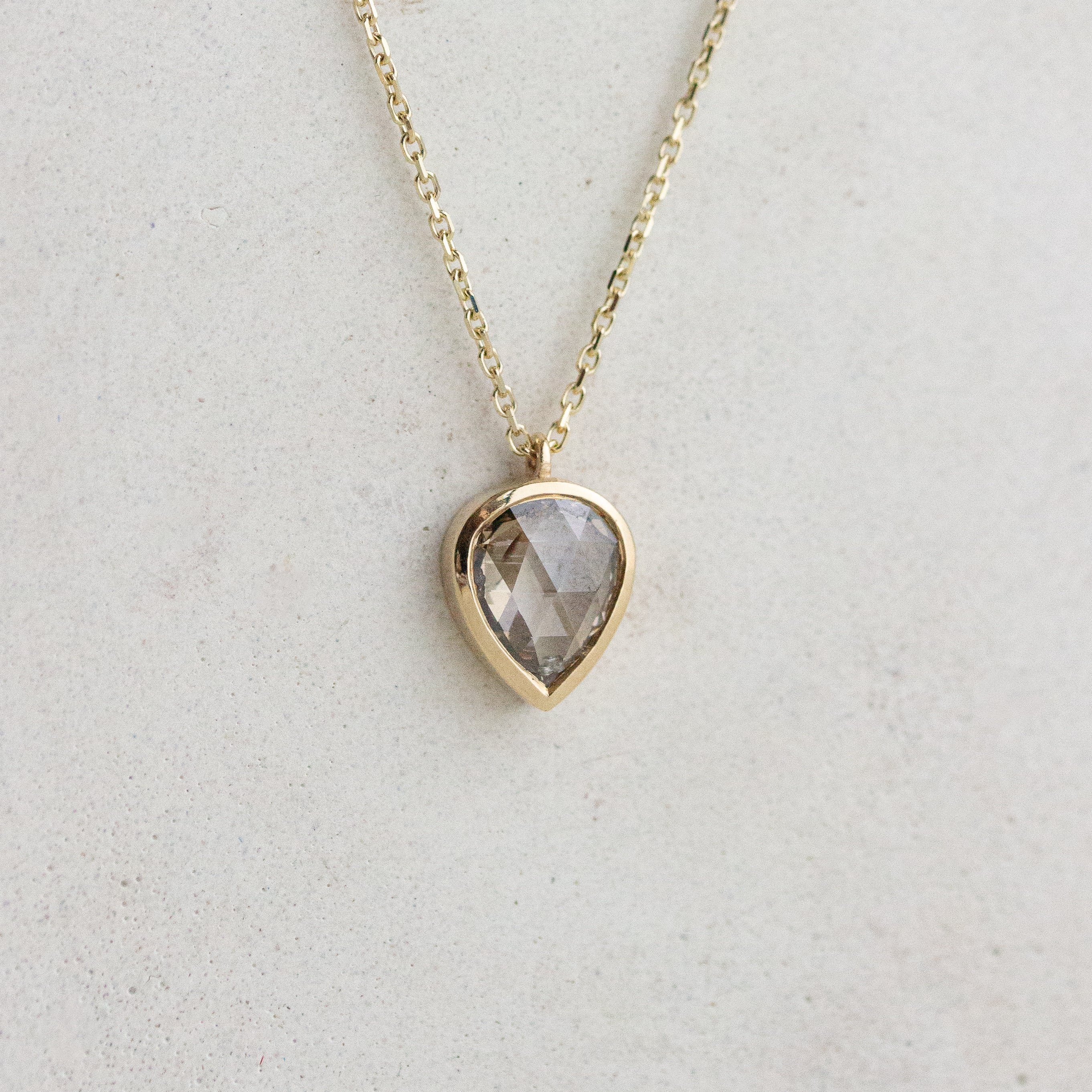 Champagne Diamond Necklace