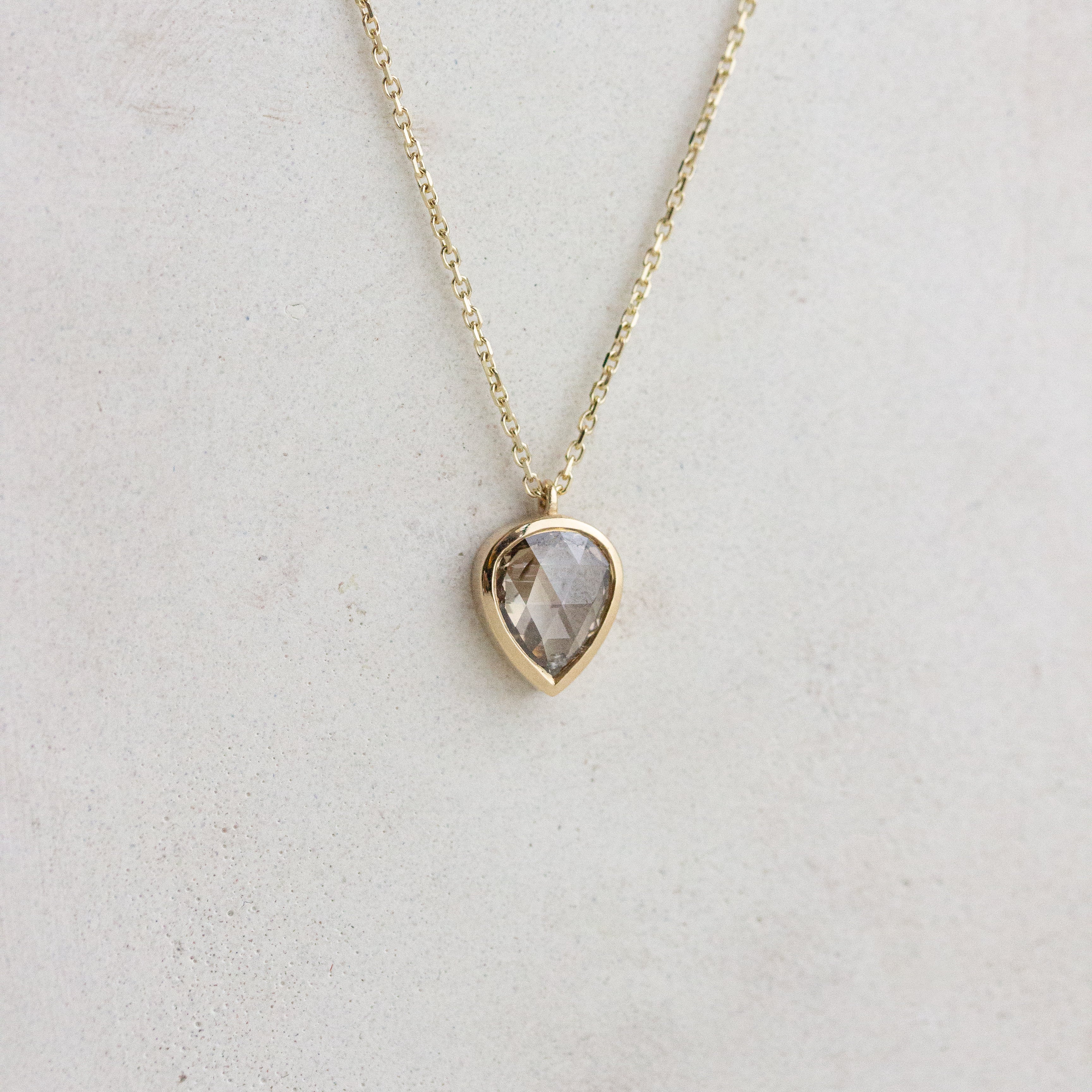Champagne Diamond Necklace