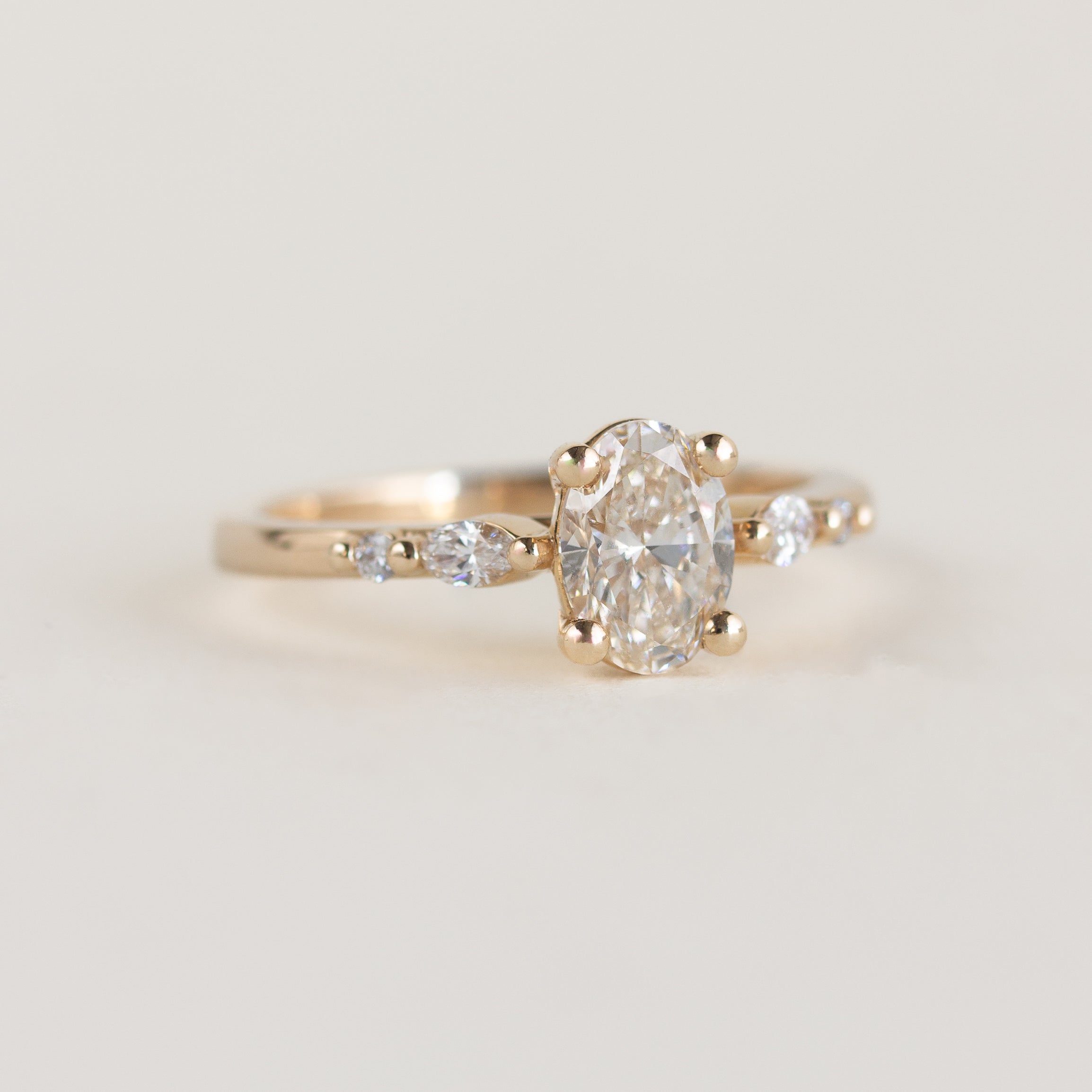 Champagne Diamond Engagement Ring