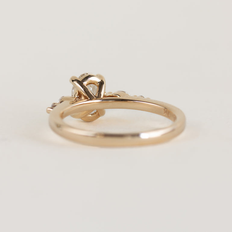 Champagne Diamond Engagement Ring