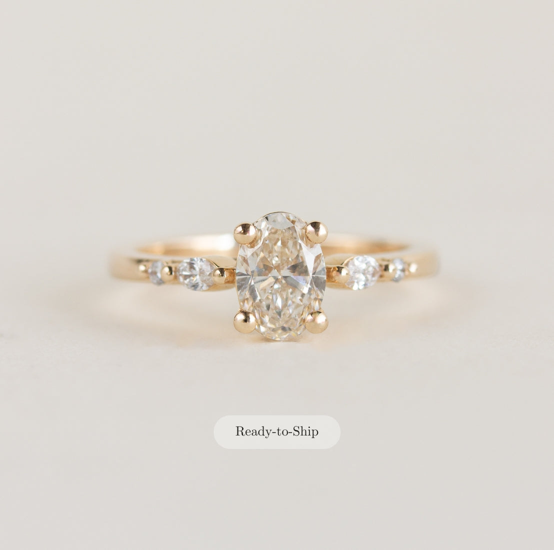 Champagne Diamond Engagement Ring