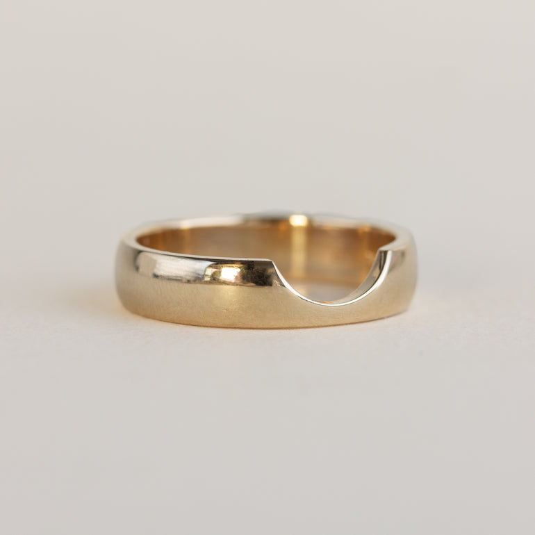 Cut Out Wedding Band