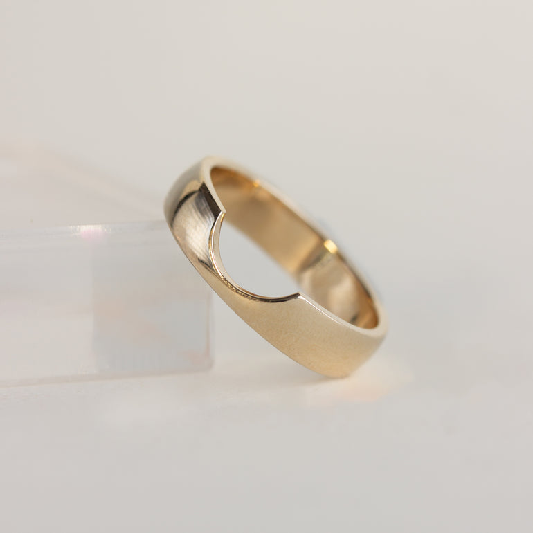 Cut Out Wedding Band