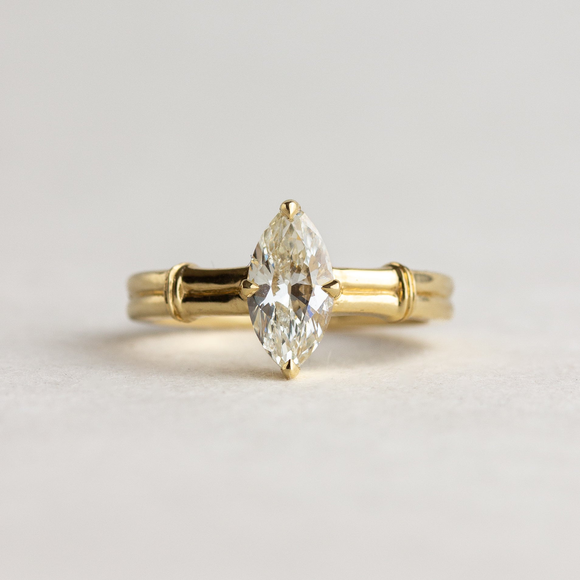 Marquise Antique Diamond Engagement Ring