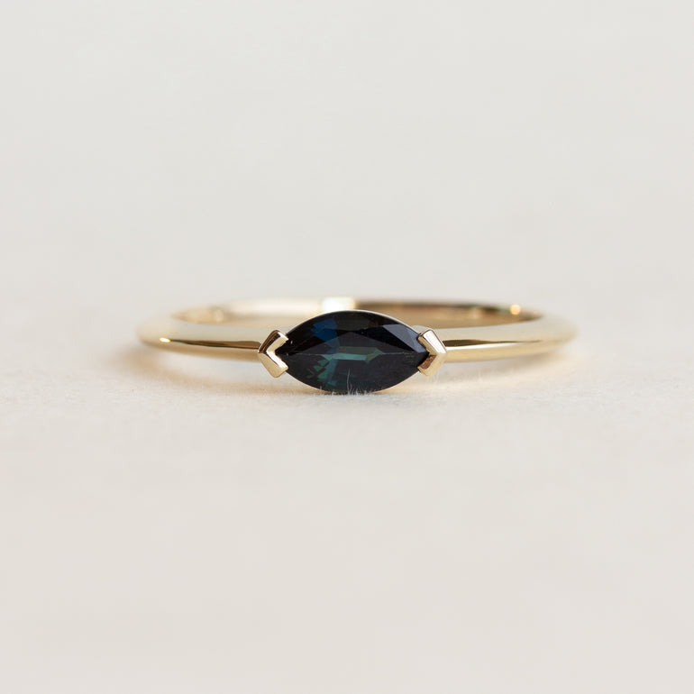 East-West Marquise Diamond Ring Yara Ring Evorden