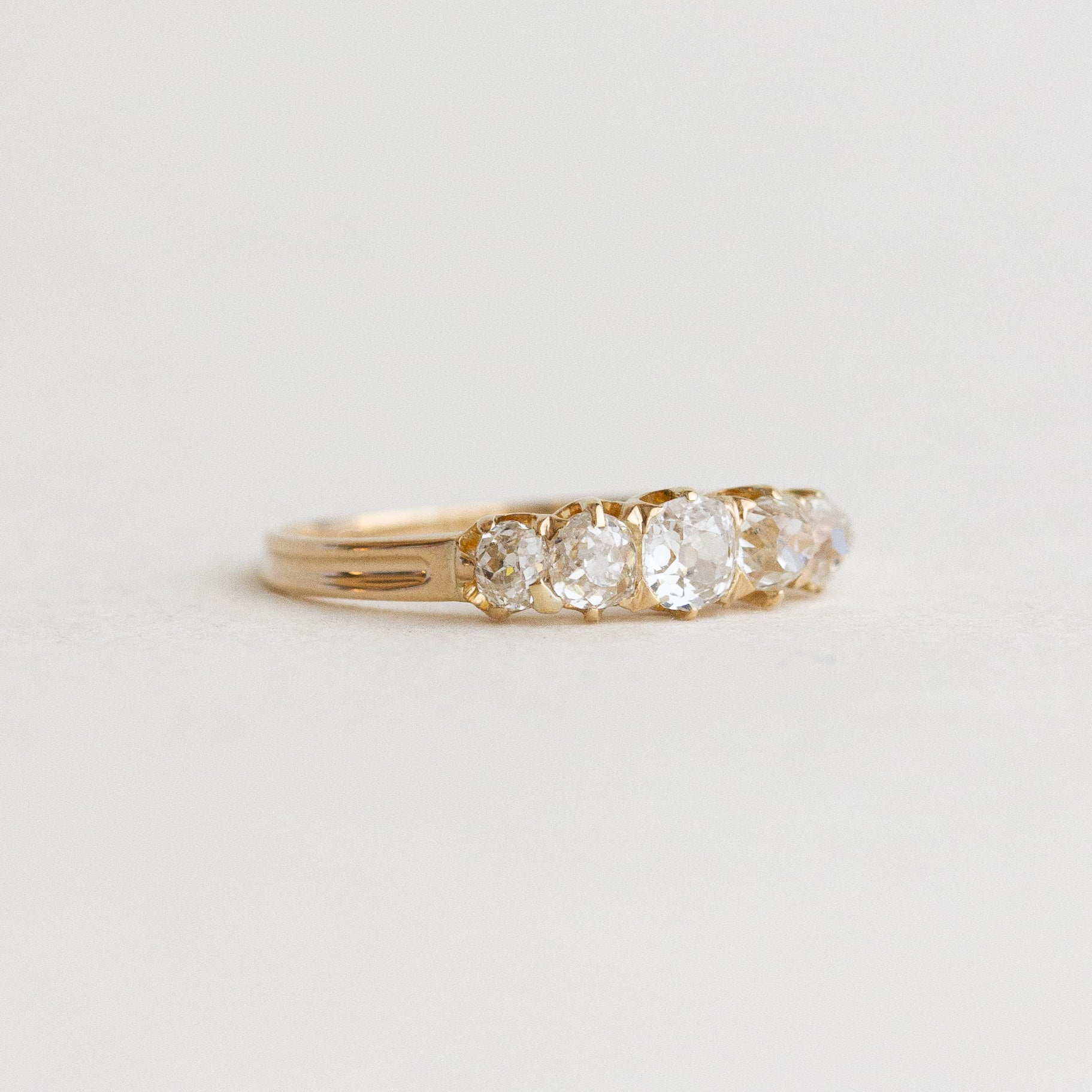 Old Mine-Cut Diamond Ring