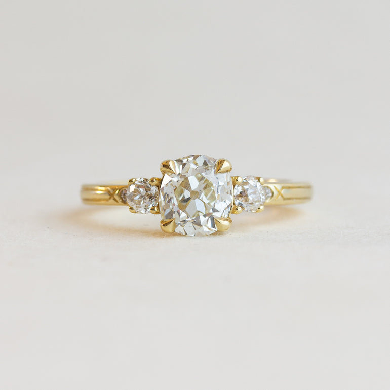 Five-Stone Antique Diamond Engagement Ring