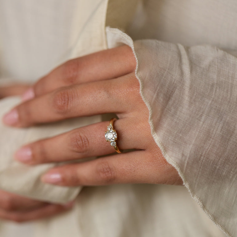 Five-Stone Antique Diamond Engagement Ring