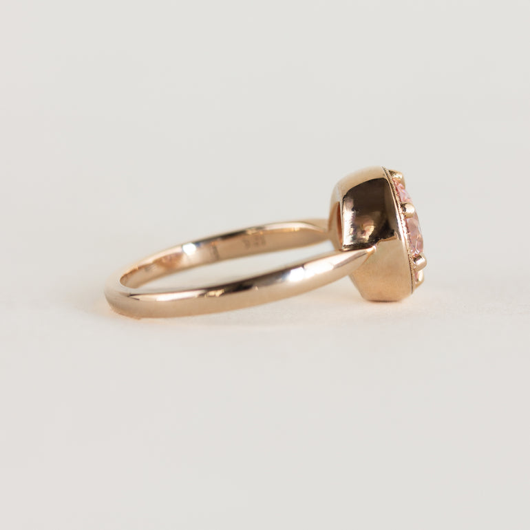 Pink Laboratory-grown Diamond Engagement Ring