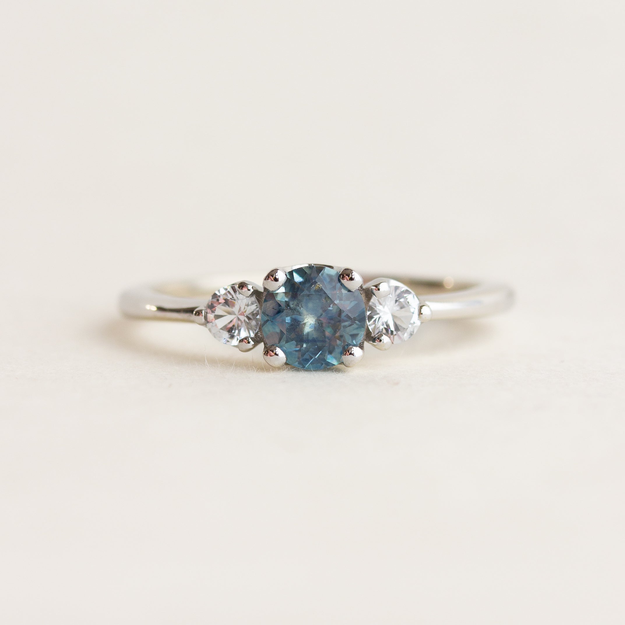 The Round Sapphire Engagement Ring