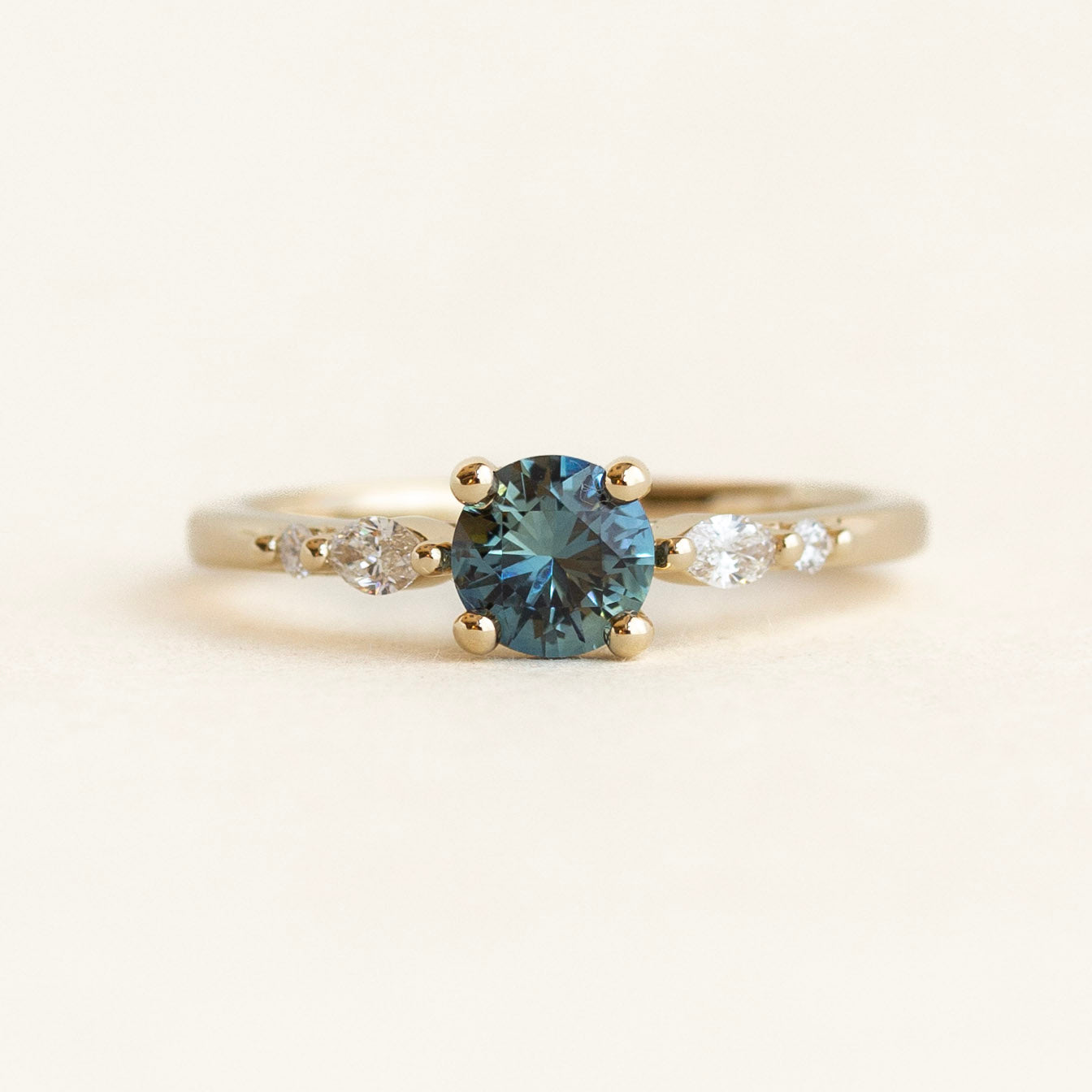 Dainty 5-Stone Diamond Ring