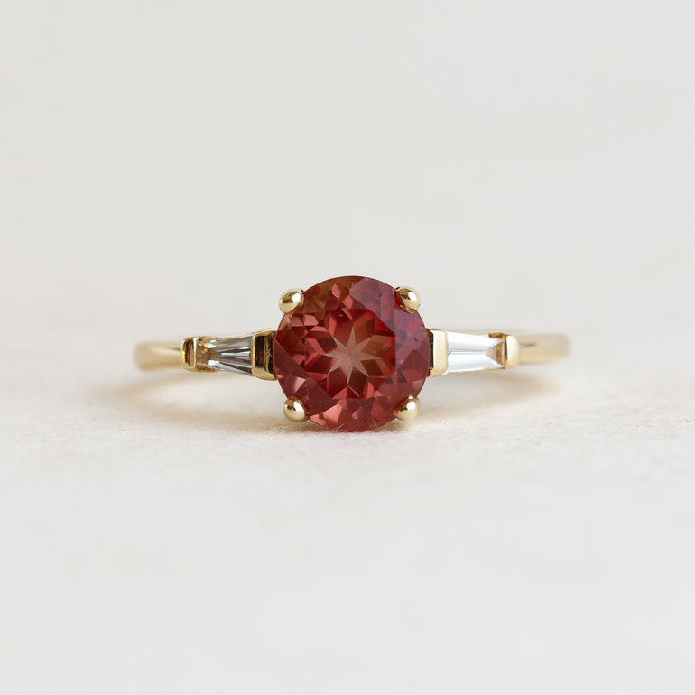 Sunstone Engagement Ring