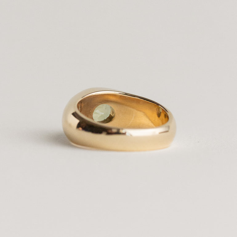 East-West Bezel Engagement Ring